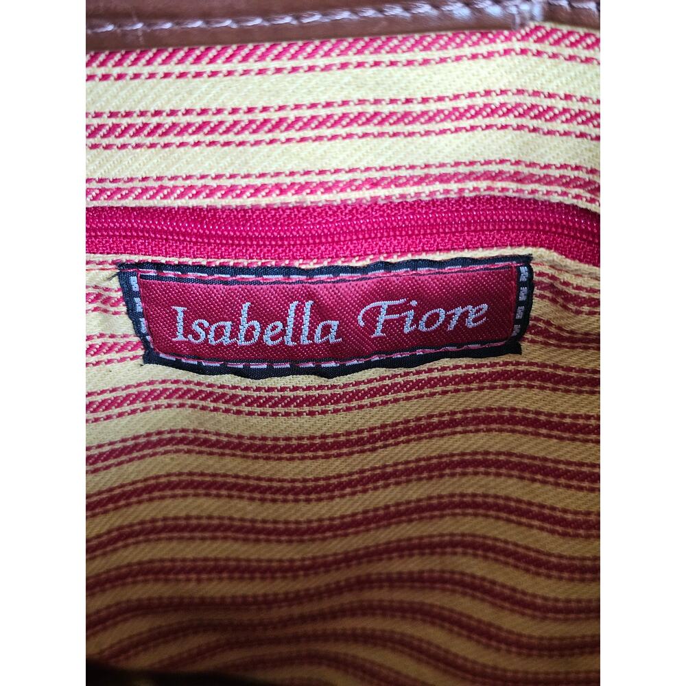 Isabella Fiore French Cafe Embellished Beaded Bamboo Handle Satchel Bag - Picture 6 of 11